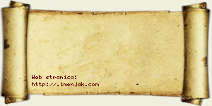 Jana Belobabić vizit kartica